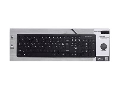 TNB HUB Wired Keyboard Built-In 3X Usb-A