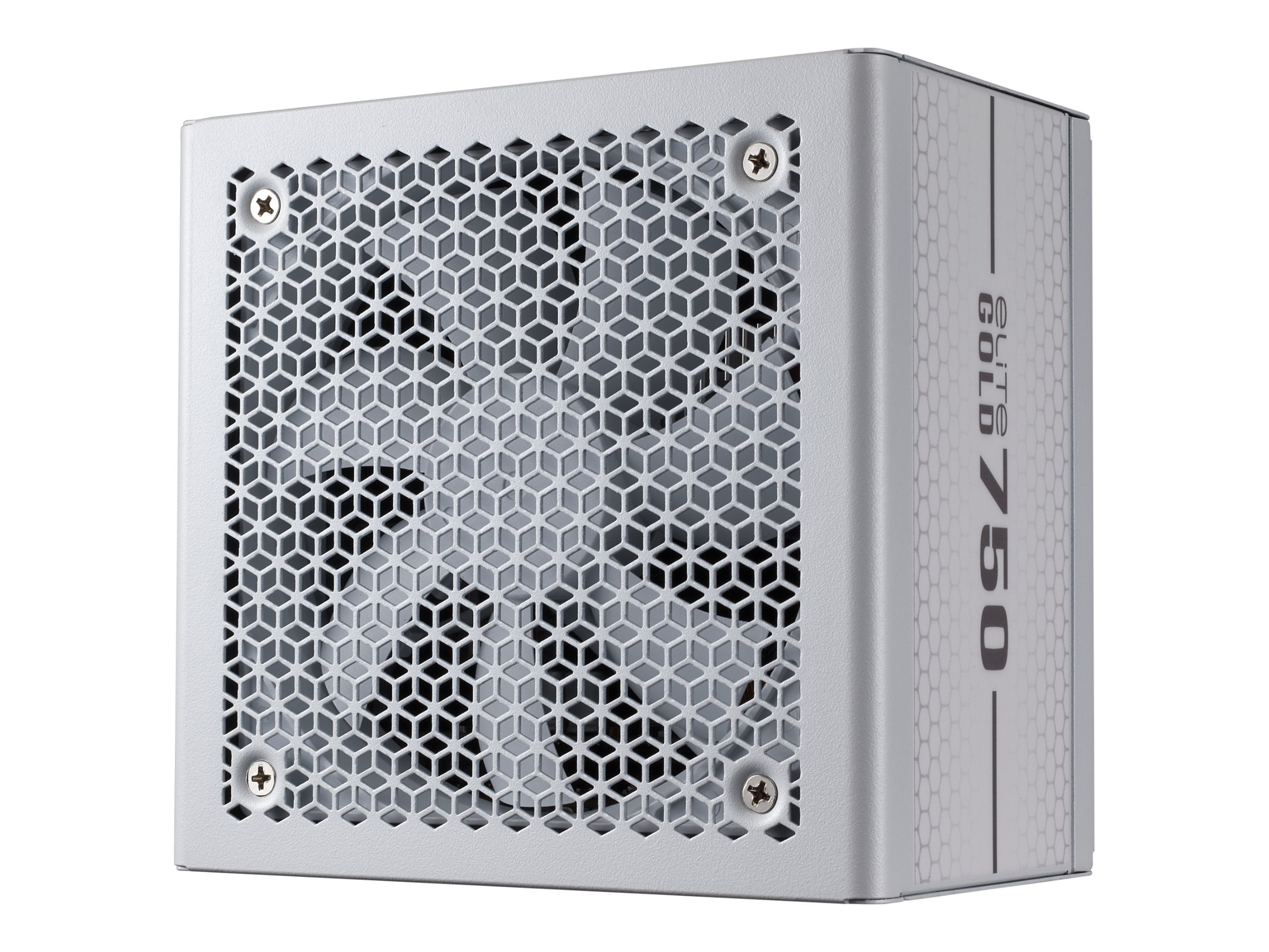 Cooler Master Elite Series Gold 750 White Edition power supply 750 Product shot Right-angle 80000