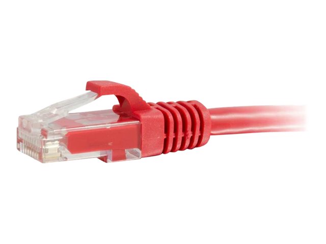 C2G Cat5e Booted Unshielded (UTP) Network Patch Cable - patch kabel - 3 m - červená – foto 2