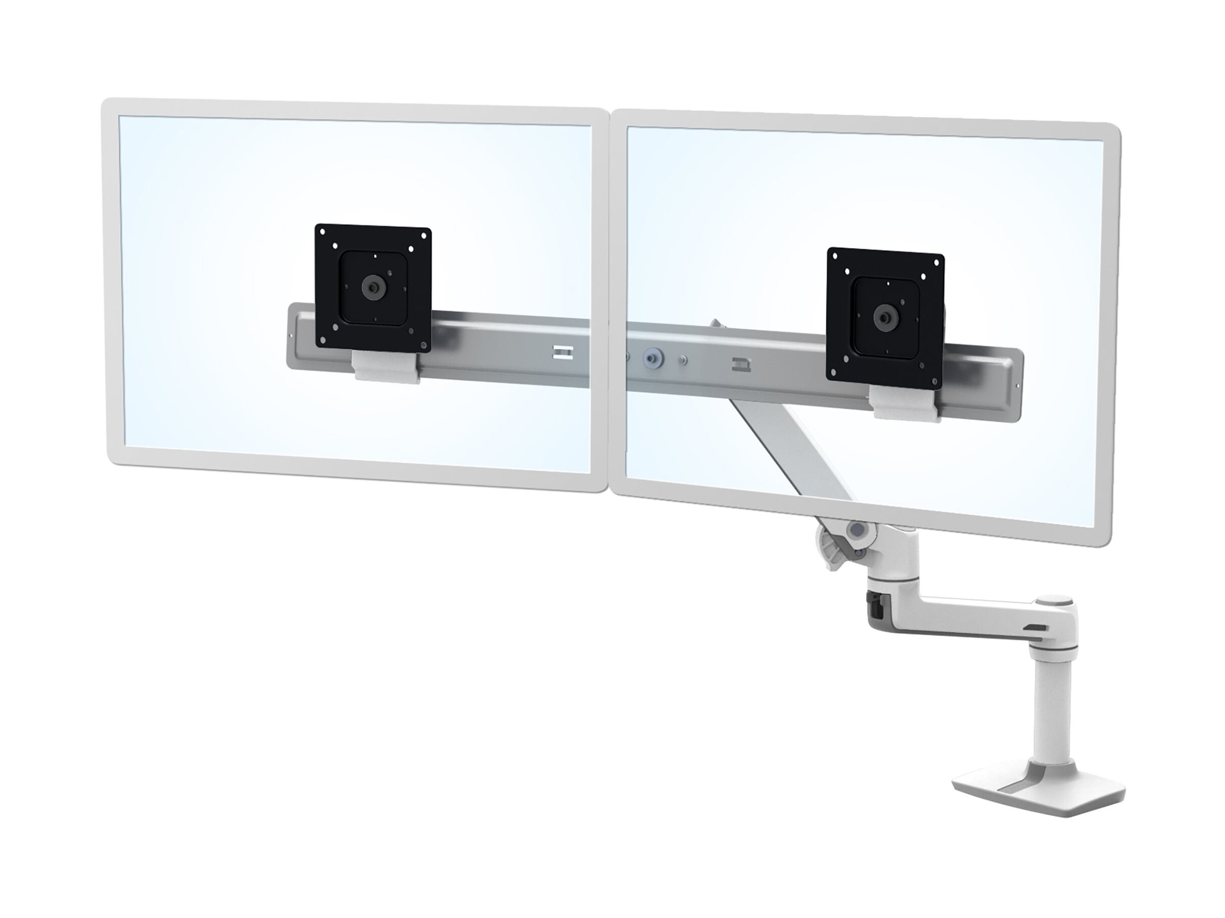 Ergotron LX - Mounting kit (dual direct arm, under mount c-clamp)