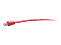 C2G 3ft Cat6 Snagless Shielded Ethernet Cable - TAA Compliant F-Series - Red