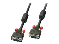 Lindy - VGA cable - HD-15 (VGA) (M) to HD-15 (VGA) (M) - 7.5 m - molded, thumbscrews - black