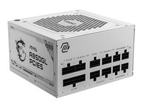 MSI MAG A850GL PCIE5 WHITE Strømforsyning 850Watt