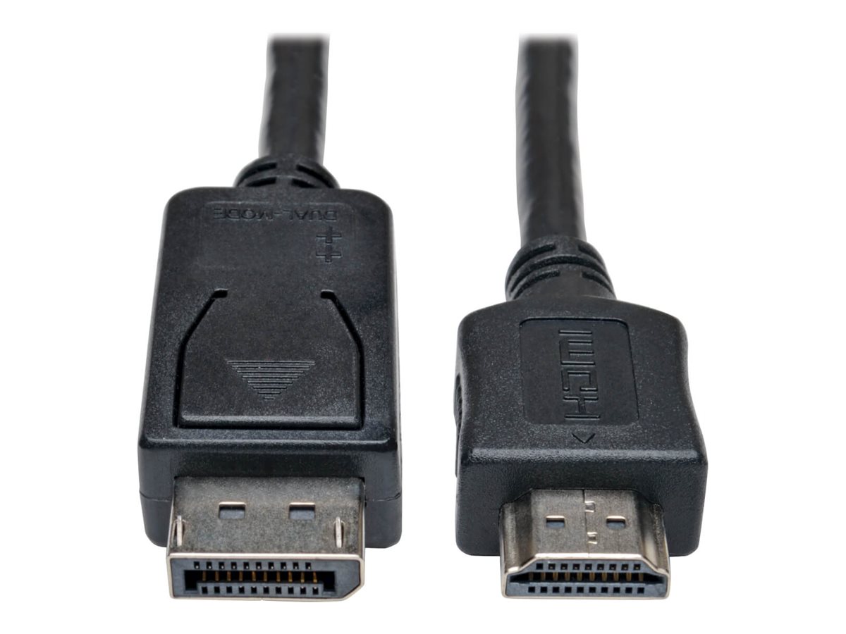 Image of Eaton Tripp Lite Series DisplayPort to HDMI Adapter Cable (M/M), 6 ft. (1.8 m) - adapter cable - DisplayPort / HDMI - 1.8 m