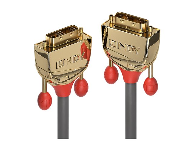 LINDY 15m Gold DVI-D SLD Single Link