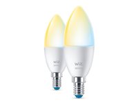 WiZ Whites LED-lyspære 4.9W F 470lumen 2700-6500K Tunbar hvid