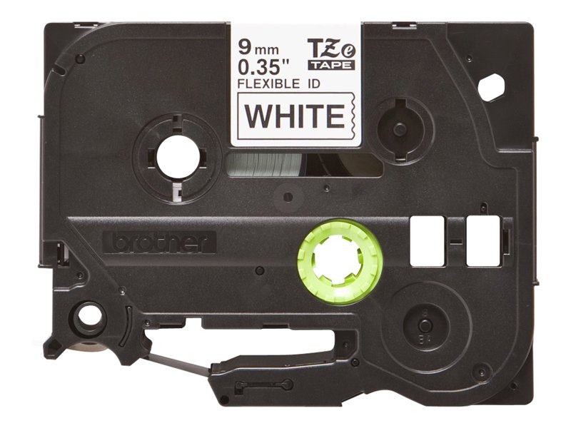 Ruban TZ 9mm Noir/Blanc
