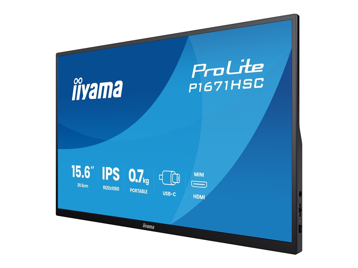 iiyama ProLite P1671HSC-B1 - LED monitor - Full HD (1080p) - 15.6" – foto 4