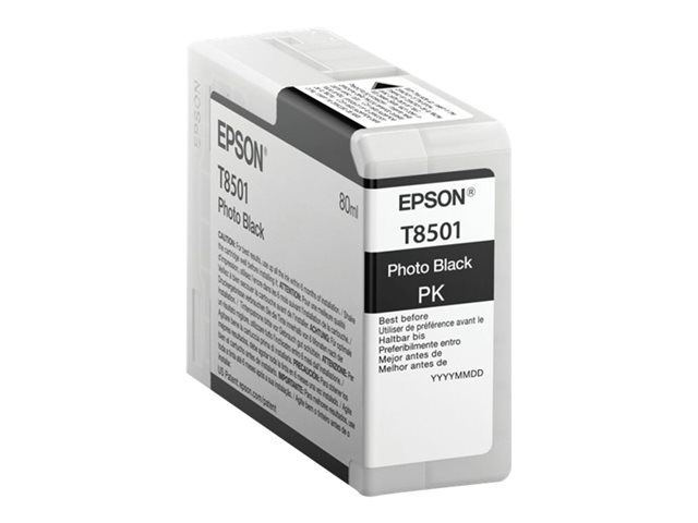 Epson T8501 - photo noire - original - cartouche d\'encre