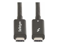 StarTech 6ft (2m) Active Thunderbolt 4 Cable, 40Gbps, 100W PD, 4K/8K, Intel Certified, Compatible w/Thunderbolt 3/USB 3.2/Dis