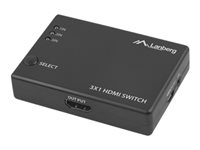 Lanberg SWV-HDMI-0003 Video-/audioswitch HDMI