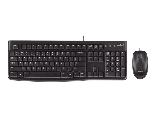 Logitech Desktop MK120 - ensemble clavier et souris - français