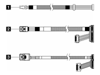Lenovo - Kit de câbles de stockage - pour lecteur de bande X30 HBA