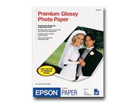 Epson Premium - High-glossy - resin coated - 10.4 mil - bright white - Letter A Size (8.5 in x 11 in) - 252 g/m² - 68 lbs - 50 sheet(s) photo paper - for EcoTank ET-3600; Expression ET-3600; Expression Home XP-434; WorkForce ET-16500, WF-2930