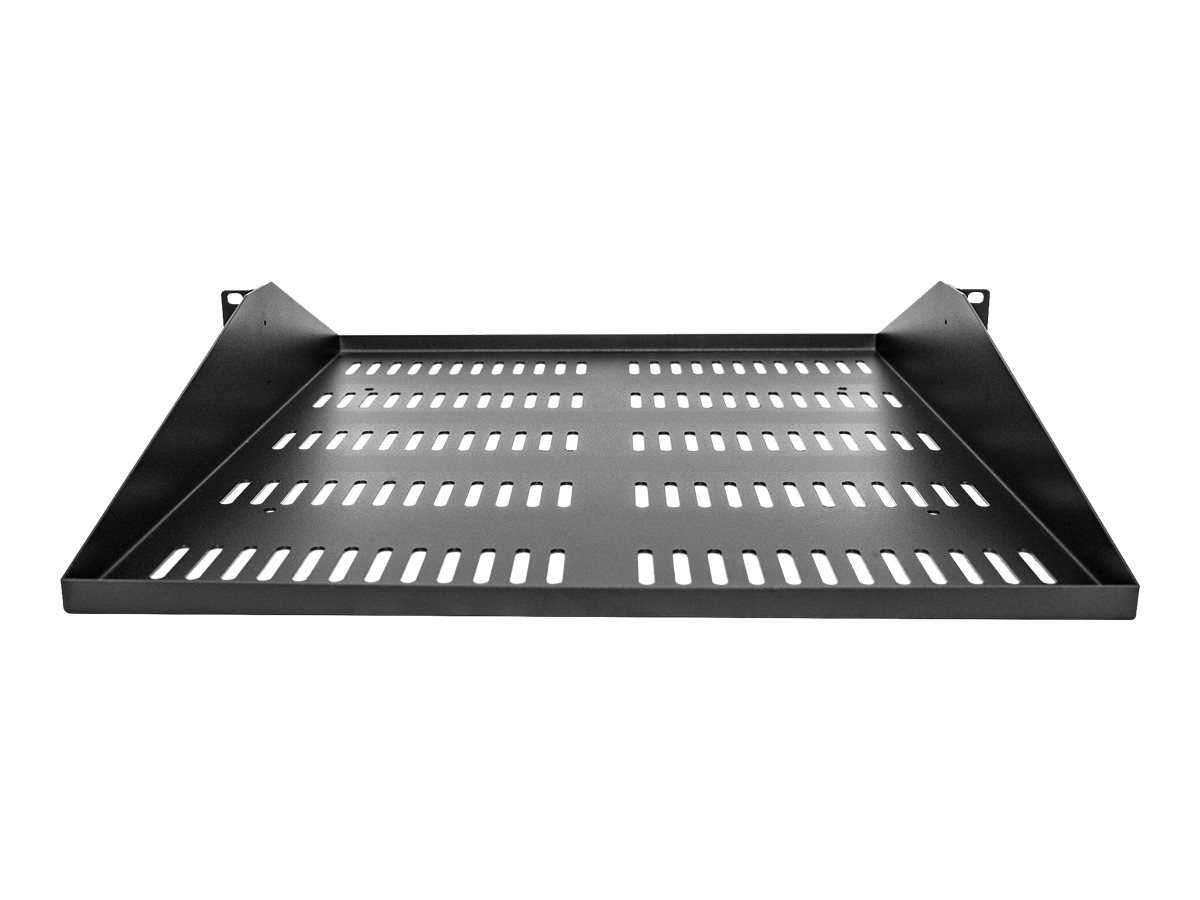 StarTech.com 2U Server Rack Shelf - Universal Vented Rack Mount Cantilever  Tray for 19 Network Equipment Rack & Cabinet - Heavy Duty Steel - Weight