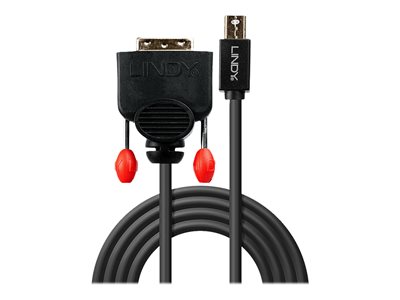 LINDY Mini-DisplayPort an DVI-D Kabel schwarz 2m - 41952