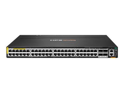 HPE Aruba Networking CX 6300M 48p SR10 PTP/AVB Class8 PoE 4p 100G MACsec TAA Switch