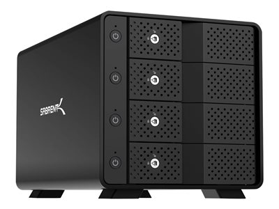 Sabrent DS-SC4B - HDD docking station with key lock, cooling fan, on/off power switch, trayless