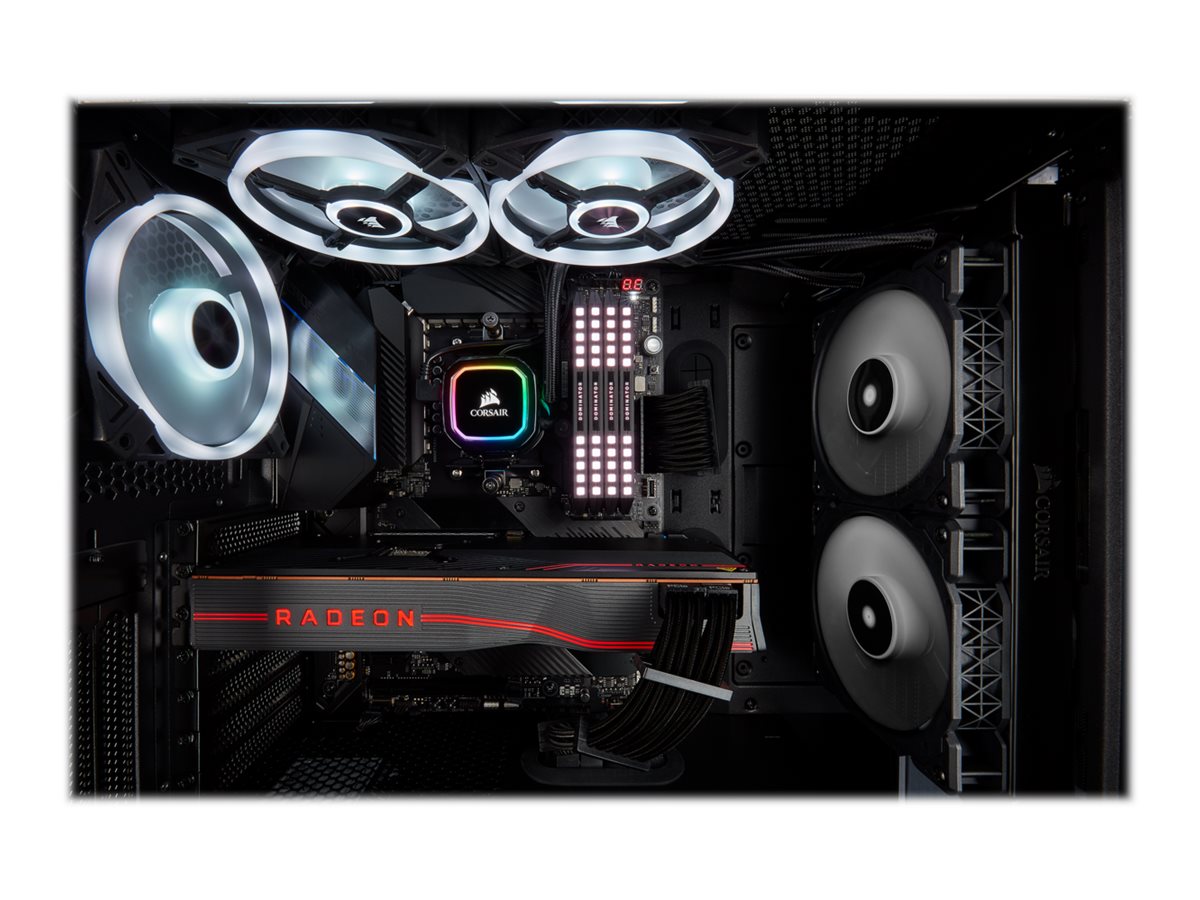 Corsair PCパーツ　iCUE H100i RGB pro XT Corsair iCUE H100i RGB Pro XT 240mm Water Cooling Kit