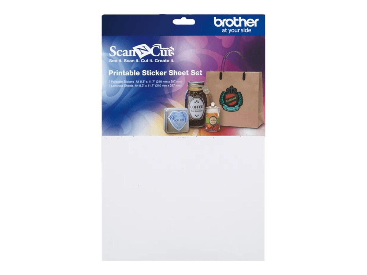 Brother stickers 7 sheet(s) Package view Front 80520