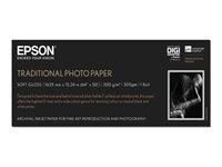 Epson Traditional Photo Paper Fotopapir  (162,6 cm x 15 m) C13S045107