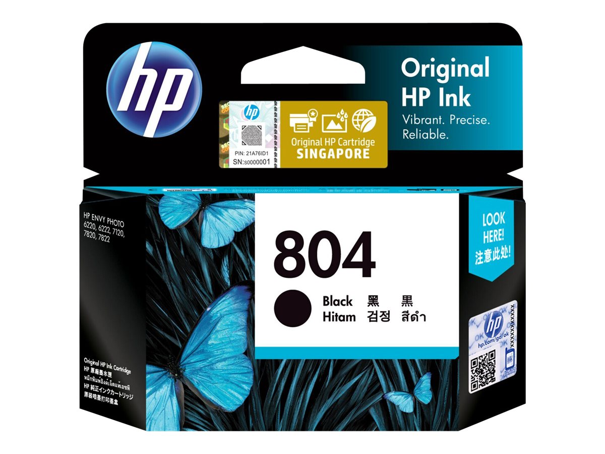HP 804 black original ink Usage / lifestyle Multi-angle 72520