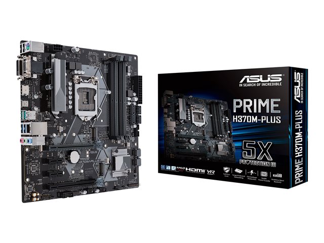 90MB0WC0-M0EAY0 - ASUS PRIME H370M-PLUS - motherboard - micro ATX