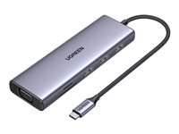 Ugreen - docking station - USB-C - HDMI, VGA - 1GbE