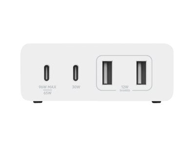Belkin BoostCharge Pro power adapter 2 x USB 2 x USB-C 108 Product shot Front 79200