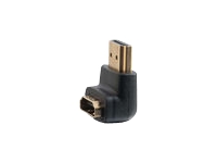 C2G HDMI to HDMI Adapter - 90° Down - Male to Female
