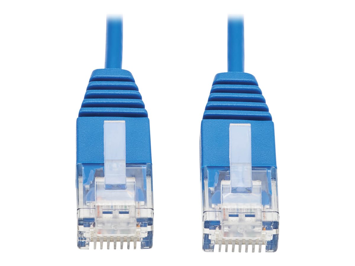 Tripp Lite Cat6 Gigabit Ethernet Cable Molded Ultra-Slim RJ45 M/M Blue 5ft