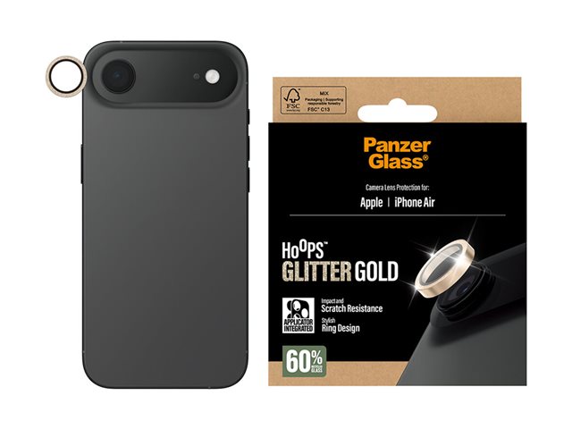PanzerGlass Hoops Apple iPhone Air třpytivě zlaté – foto 4