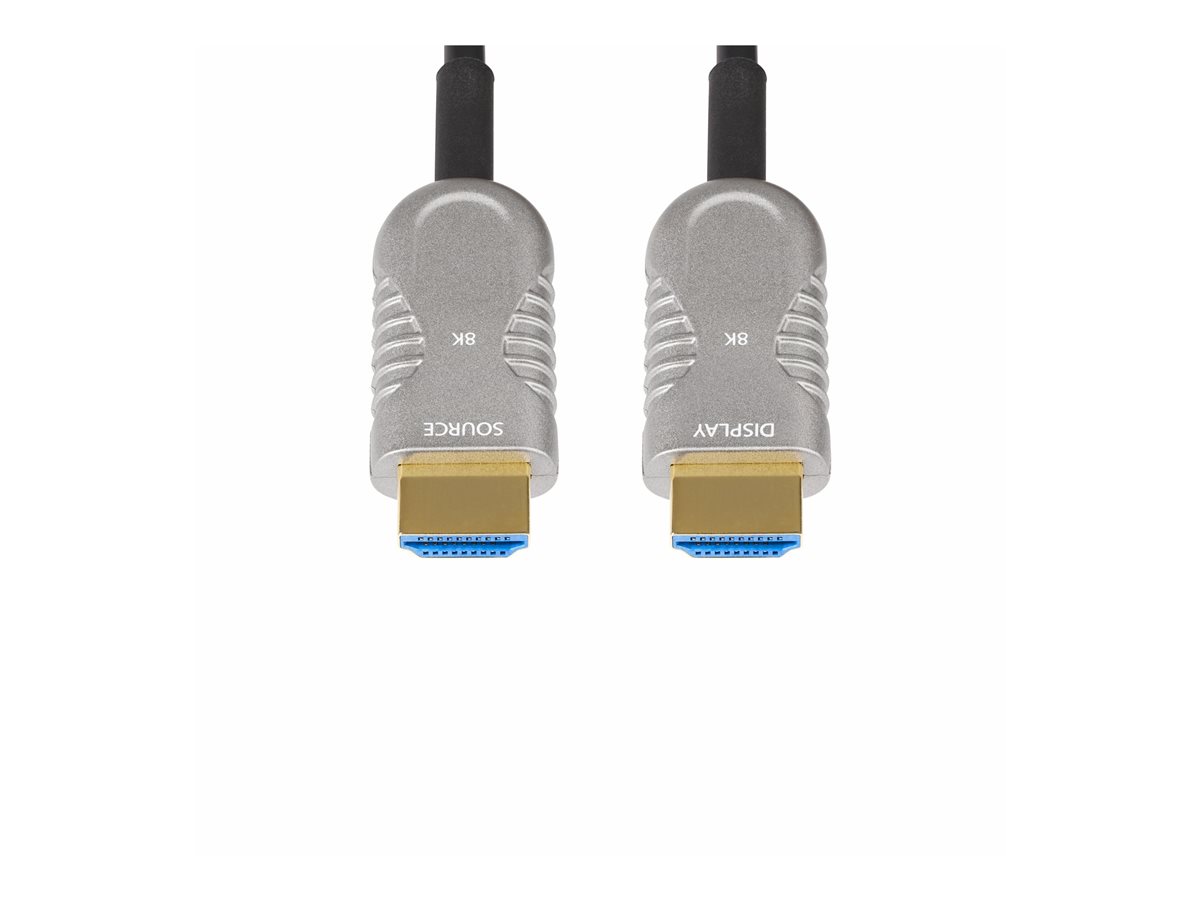 StarTech.com 30ft (9.1m) HDMI 2.1 Hybrid Active Optical Cable (AOC), CMP, Plenum Rated, Ultra High Speed HDMI Fiber Optic Cable, 48Gbps, 8K 60Hz/4K 120Hz, HDR10+/FRL/TMDS/eARC - CMP In Wall HDMI 2.1/2.0 Cord (8K-A-30F-HDMI-CABLE) - HDMI kabel - 9.1 m – foto 2