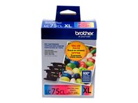 Brother LC753PKS High Yield Ink Cartridges - Multi - 3 pack