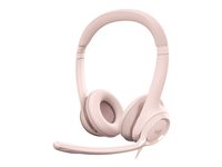 Logitech H390 Kabling Headset Pink
