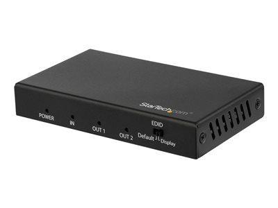 StarTech.com HDMI Splitter - 2-Port - 4K 60Hz - HDMI Splitter 1 In 2 Out - 2 Way HDMI Splitter - HDMI Port Splitter...