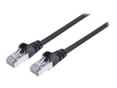 Network Patch Cable, Cat6A, 1m, Black, Copper, S/F