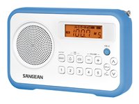 Sangean PR-D18 Privat radio Blå Hvid