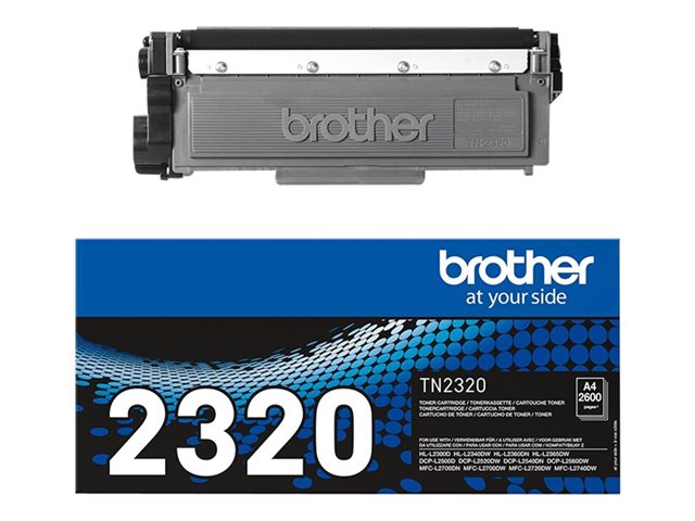 Image of Brother TN2320 - black - original - toner cartridge