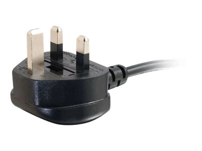 C2G 1m 18 AWG UK 90° Power Cord (IEC320C13R to BS 1363) - elektrický kabel - power IEC 60320 C13 do BS 1363 - 1 m – foto 3