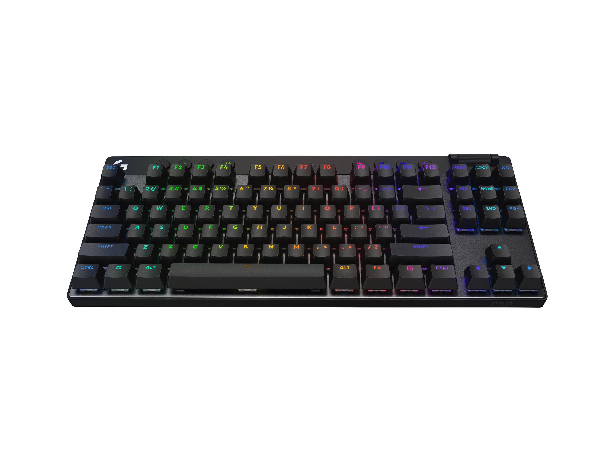 Logitech G PRO X TKL keyboard QWERTY English black Input Product shot Front 79951
