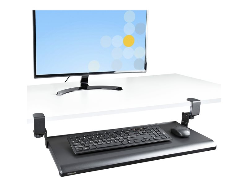 StarTech.com Support Clavier Coulissant Sous Bureau