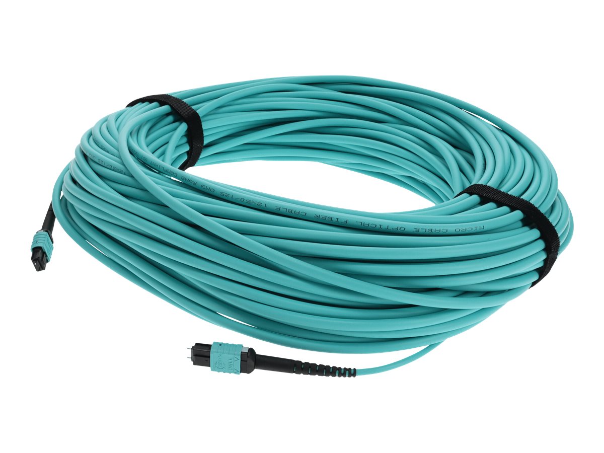 AddOn 20m MPO OM3 Aqua Patch Cable