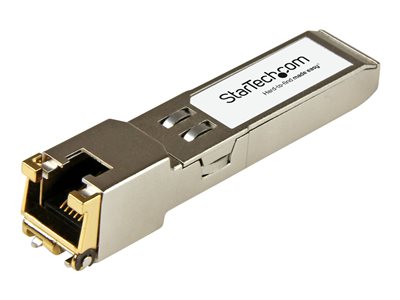 0065030885386 - StarTechcom 95Y0549-ST Transceiver Modul (SFP+ Module 10 100 1000Base-TX Brocade kompatibel Kupfer RJ-45 Kupfer mit DDM) - SFP (Mini-GBIC)-Transceiver-Modul (gleichwertig mit Brocade 95Y0549) - 1GbE - 10Base-T 100Base-TX 1000Base-T - RJ-45 