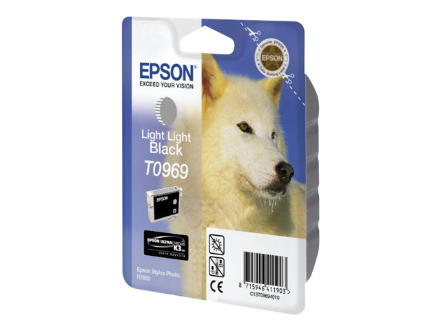 Image of Epson T0969 - light light black - original - ink cartridge