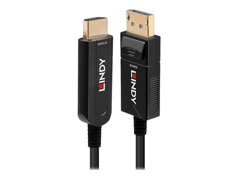 LINDY DP 1.2 to HDMI 18G AOC Cable 50m