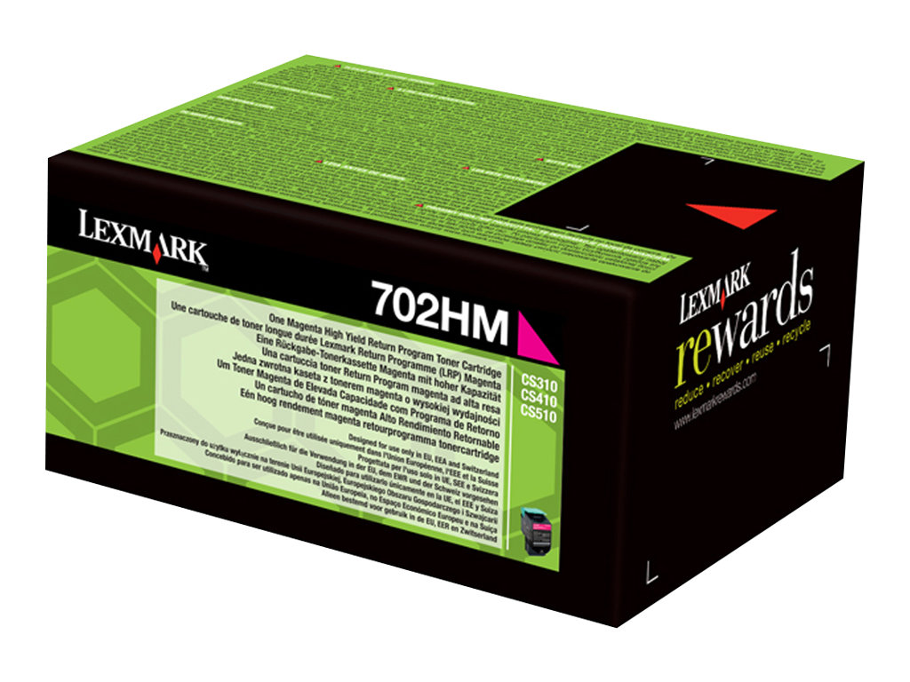 Lexmark 702hm Magenta Original Toner Cartridge Lccp Lrp