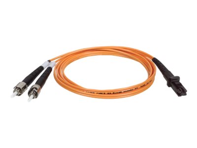 Tripp Lite 3M Duplex Multimode 62.5/125 Fiber Optic Patch Cable MTRJ/ST 10' 10ft 3 Meter