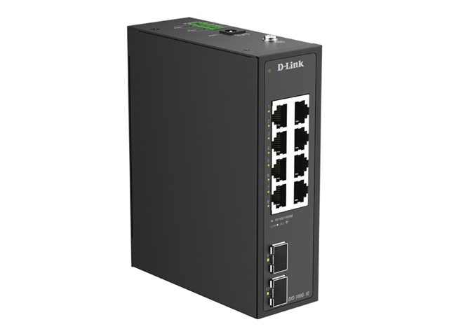 D-Link DIS 100G-10 - switch - 8 ports - unmanaged