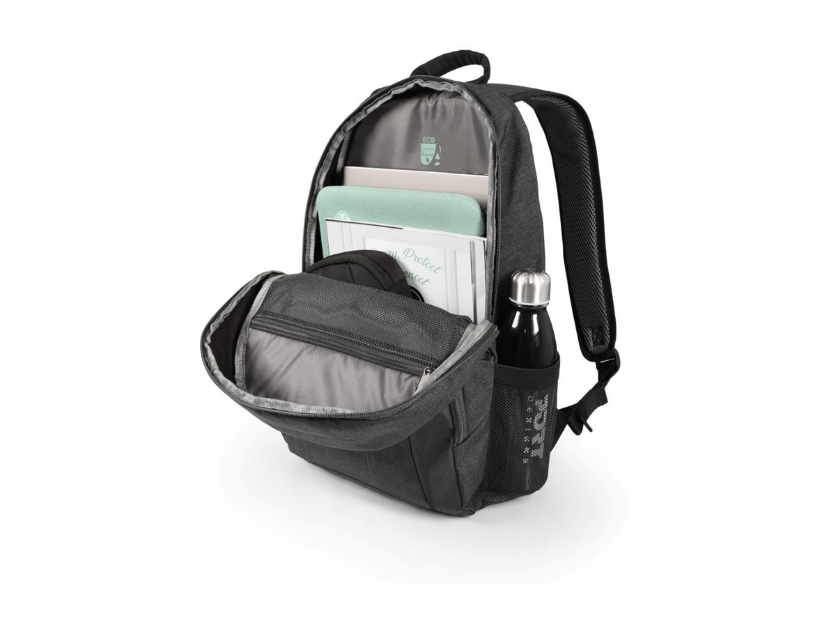 A Port product- Houston Back Pack from Port Designs for up to 17.3'' laptops with Padded laptop compartment with dedicated pocket for tablet up to 10.1''. Includes front pocket for accessories with organizer- 2 zipped pockets- 2 side mesh pockets- Padded – Port